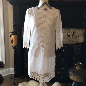 Ralph Lauren White cotton shift